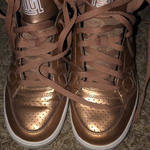 Rose Gold Nike Sneaker